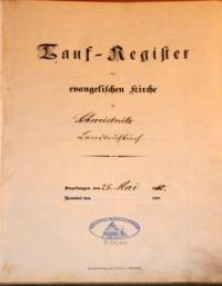 Tauf-Register. Schweidnitz Stadtgemeinde